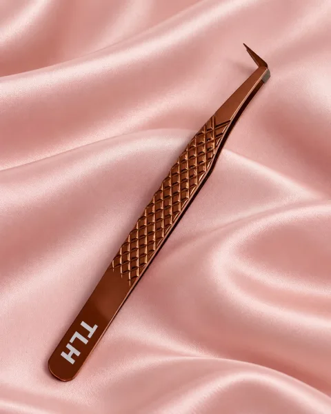 Curved Grip  90° Fibre Tip Tweezer  
